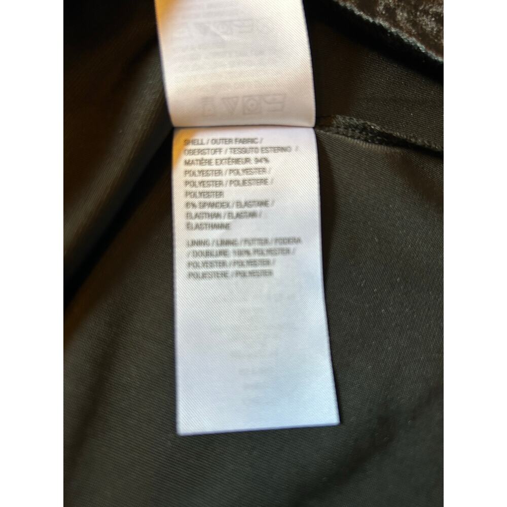H by Halston Black Crushed Velvet Dress - Size 2x - Picture 11 of 14